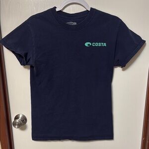 Costa Women’s Navy Blue T-Shirt Size S